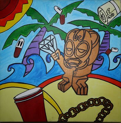 Tropical Evasion - a Paint Artowrk by Fubz
